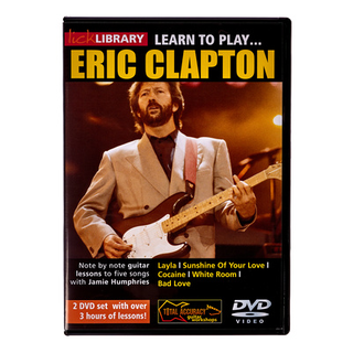 Music Sales Learn To Play Eric Clapton DVD