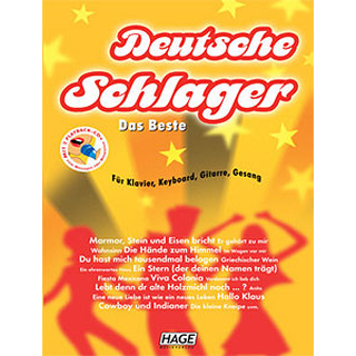 Hage Musikverlag Deutsche Schlager m.CD.