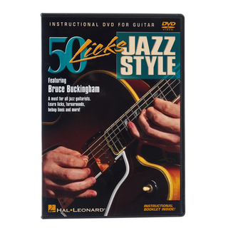 Hal Leonard Jazz Styles 50 Licks DVD