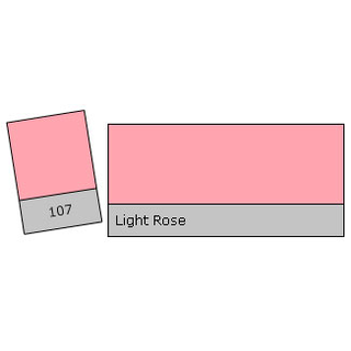 Lee Filter Roll 107 Light Rose