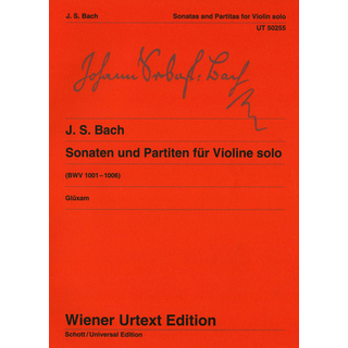 Universal Edition Bach Sonaten und Partiten 