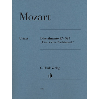 Henle Verlag Mozart Divertimento Nachtmusik
