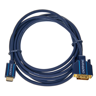Clicktronic HDMI - DVI Casual Cable 3m