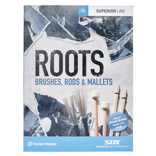 Toontrack SDX Roots-Brushes, Rods &amp; Mal.