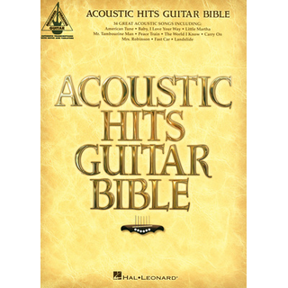 Hal Leonard Acoustic Hits Guitar Bible