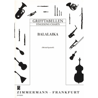 Zimmermann Verlag Fingering Chart Balalaika
