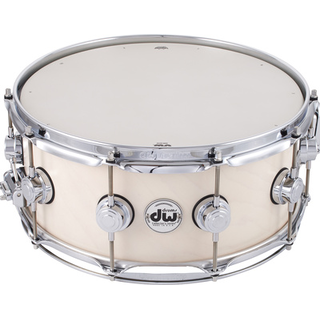 DW 14&quot;x06&quot; Satin Snare White Chr.