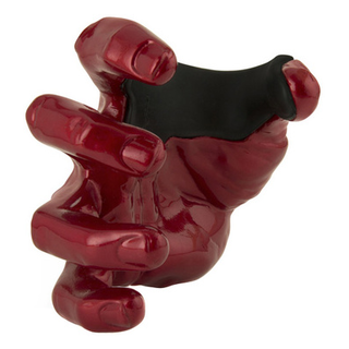 Guitar Grip Red Metallic Male Hand right
