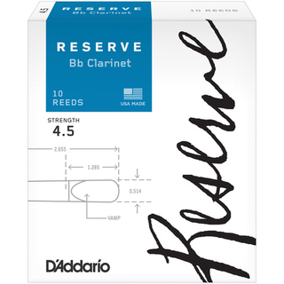 DAddario Woodwinds Reserve Clarinet 4,5