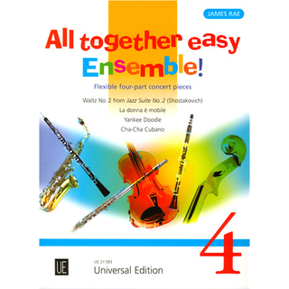 Universal Edition All Together Easy Ensemble 4