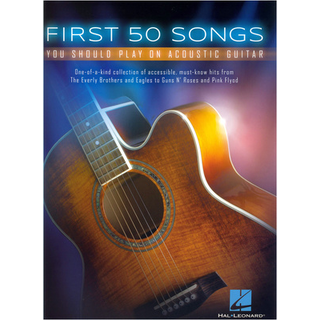 Hal Leonard First 50 Songs Acoustic Guitar