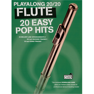 Wise Publications Playalong 20/20 Flute: 20 Easy