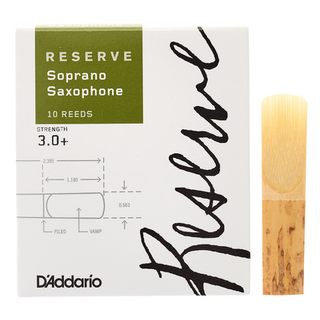 DAddario Woodwinds Reserve Soprano Saxophone 3.0+