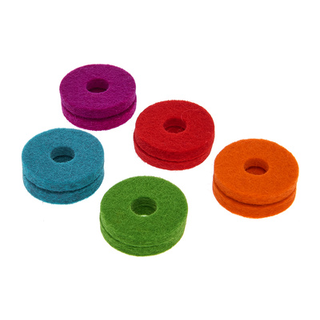 Colour Your Drum Cymbal Felts Mixed