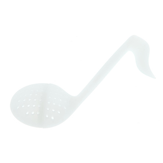 agifty Tea Strainer Eighth Note White