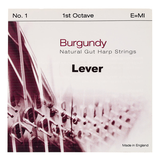 Bow Brand Burgundy 1st E Gut String No.1