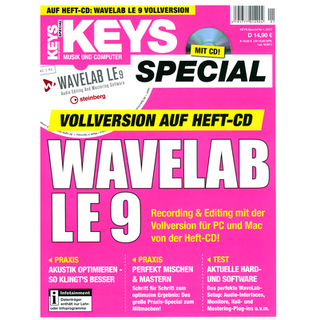 PPV Medien Keys Special mit WaveLab LE 9