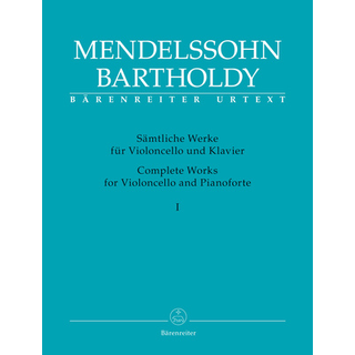Bärenreiter Mendelssohn Bartholdy Works 1