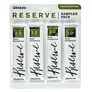 DAddario Woodwinds Reserve Tenor Sampler Pack 2.5