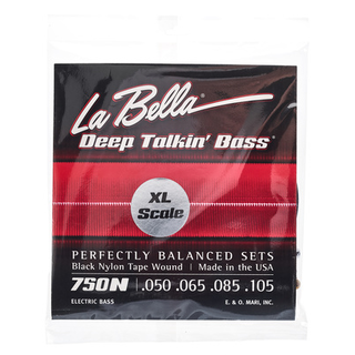 La Bella 750N-XL Black Nylon