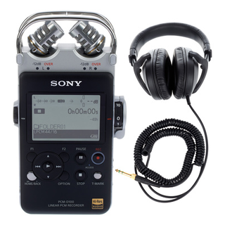 Sony PCM-D100 Headphone Bundle