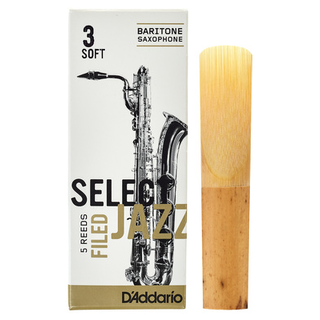 DAddario Woodwinds Select Jazz Filed Baritone 3S