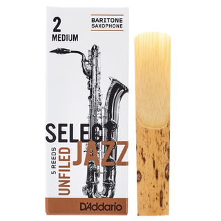 DAddario Woodwinds Select Jazz Unfiled Bariton 2M