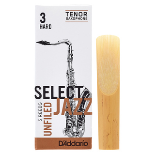 DAddario Woodwinds Select Jazz Unfiled Tenor 3H
