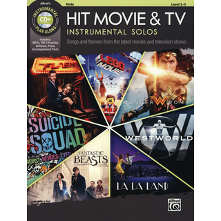 Alfred Music Publishing Hit Movie &amp; TV Solos Viola