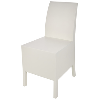 Baff Cajon Chair White