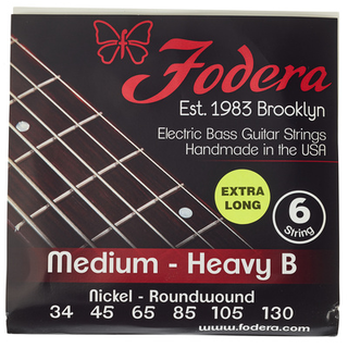 Fodera 6-String Set Ni Med Heavy B XL
