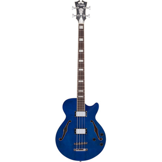 DAngelico Premier Bass Trans Blue