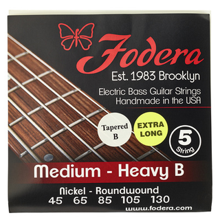 Fodera 5-String Set Med.Heavy N TB XL