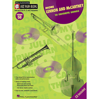 Hal Leonard Jazz Play-Along More Lennon