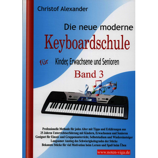 ViGa Verlag  Neue moderne Keyboardschule 3