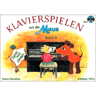 Sikorski Musikverlage Klavierspielen Maus 2 +CD