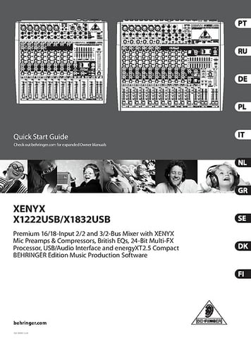 Behringer Xenyx X1222usb Software