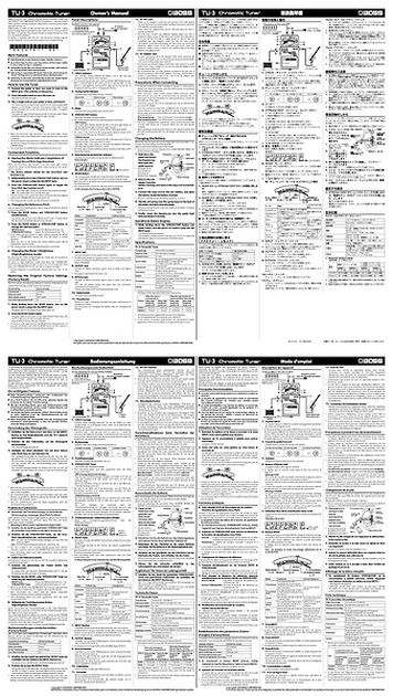Boss TU-3 – Thomann UK