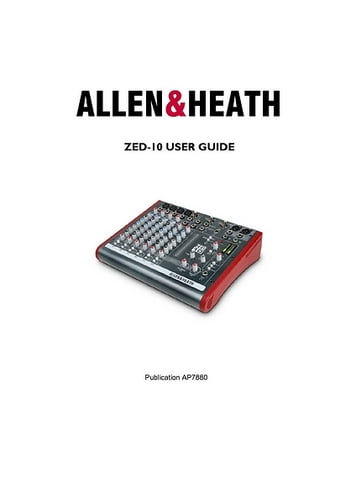 Allen & Heath ZED-10 – Thomann Ireland
