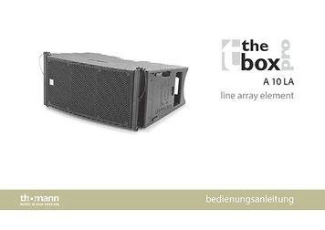 the box pro A 10 LA Line Array Module – Musikhaus Thomann