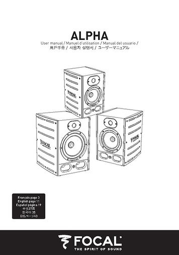 focal alpha 65 thomann