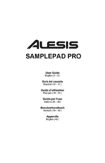 Alesis sample pad pro software Alesis sample pad pro software