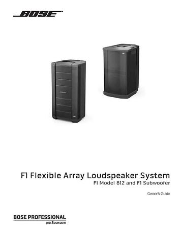 bose f1 thomann