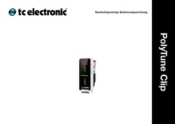 TC Electronic PolyTune Clip Black Tuner – Musikhaus Thomann