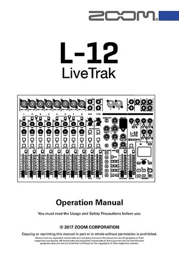 Zoom LiveTrak L-12 – Musikhaus Thomann