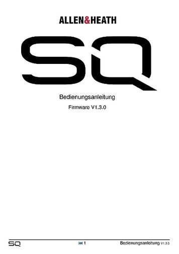Allen & Heath SQ7 – Musikhaus Thomann