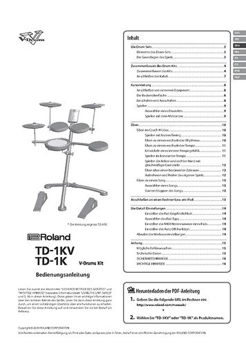 Roland TD-1DMK V-Drum Set – Musikhaus Thomann