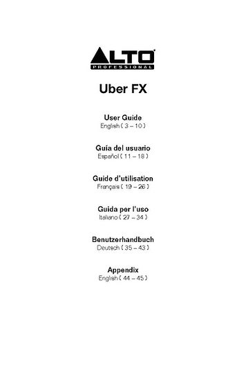 Alto Uber FX – Thomann France