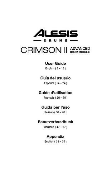 Alesis Crimson II SE Mesh Kit – Thomann United States