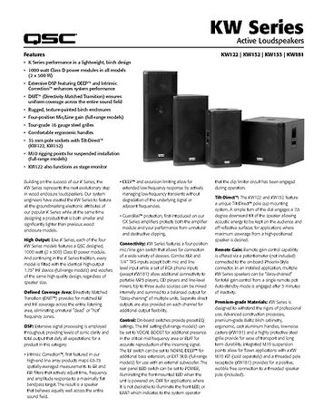 qsc 12.2 manual
